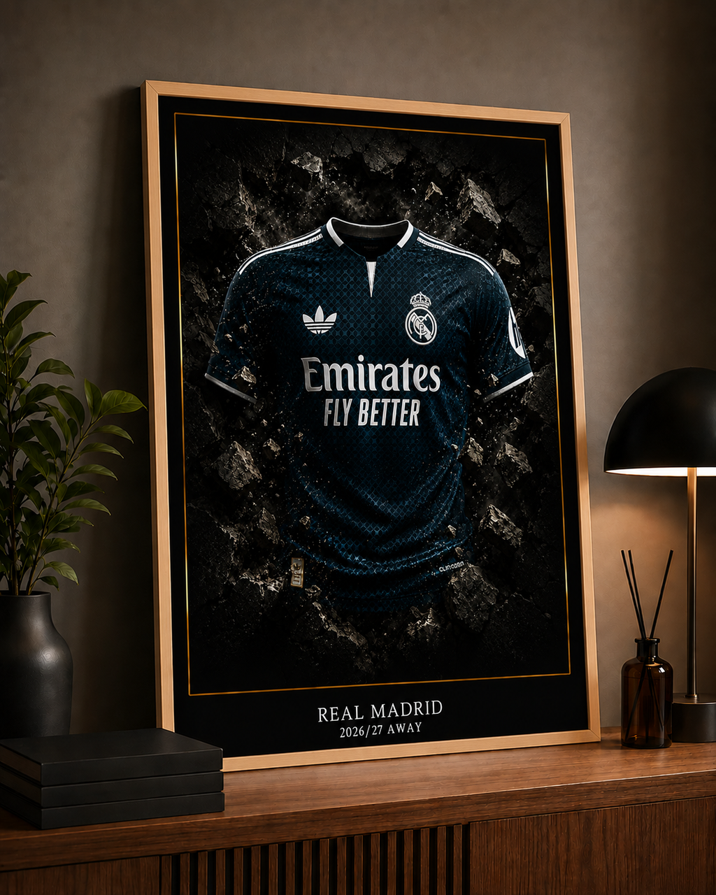 Cadre Photo Real Madrid 2026/27 Away | Maillot Collector