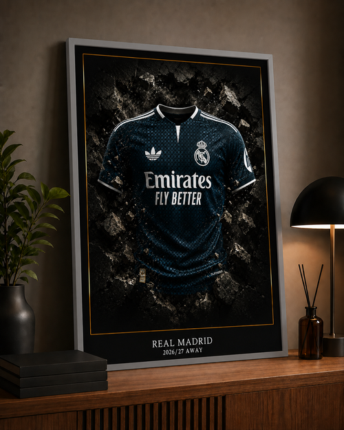 Cadre Photo Real Madrid 2026/27 Away | Maillot Collector