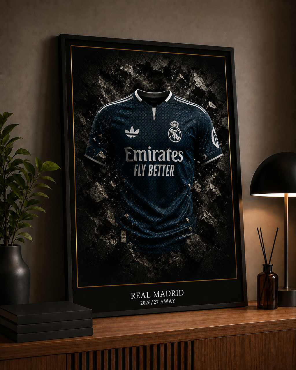Cadre Photo Real Madrid 2026/27 Away | Maillot Collector