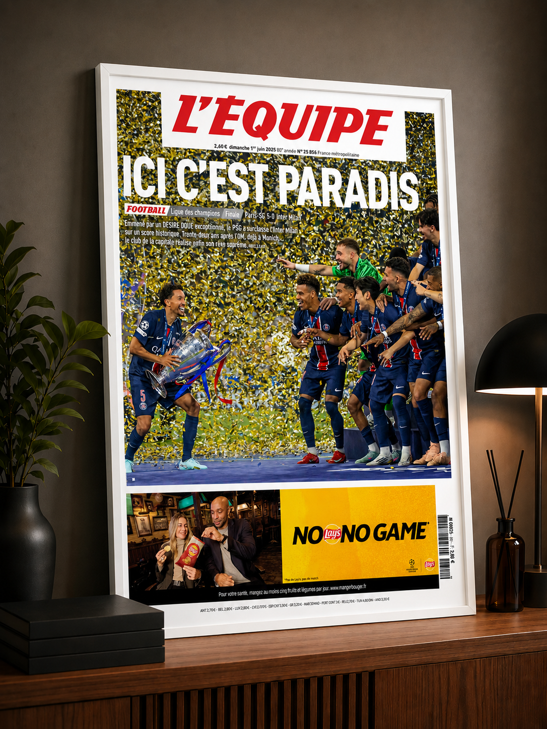 L'Équipe "Ici c'est Paradis" | PSG Champions d'Europe 2025