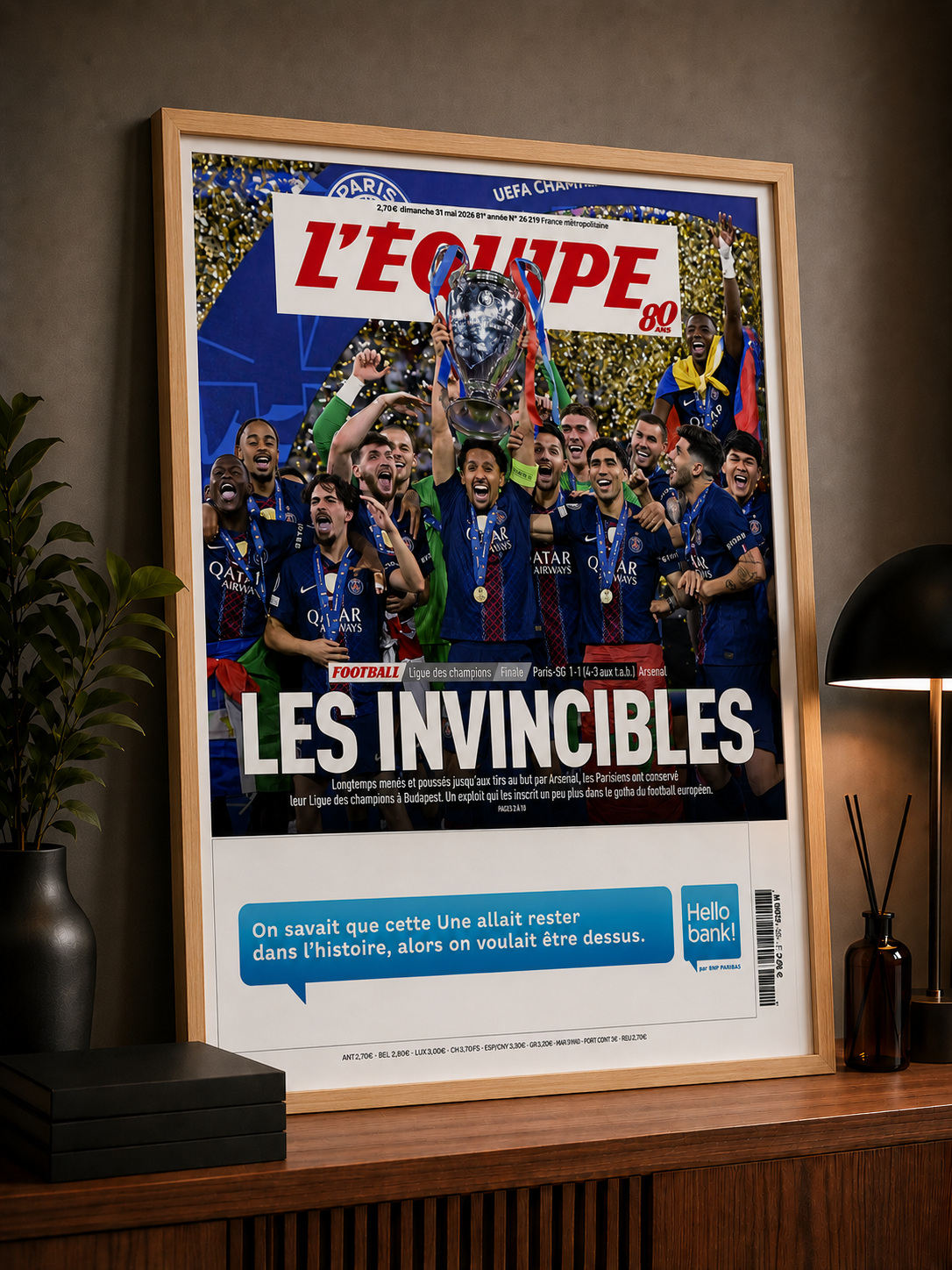 L'Équipe "Les Invincibles" | PSG Champions d'Europe 2025