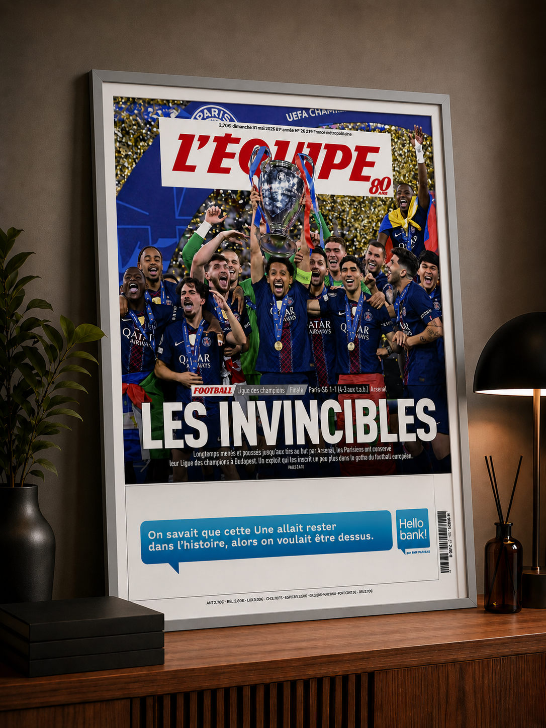 L'Équipe "Les Invincibles" | PSG Champions d'Europe 2025