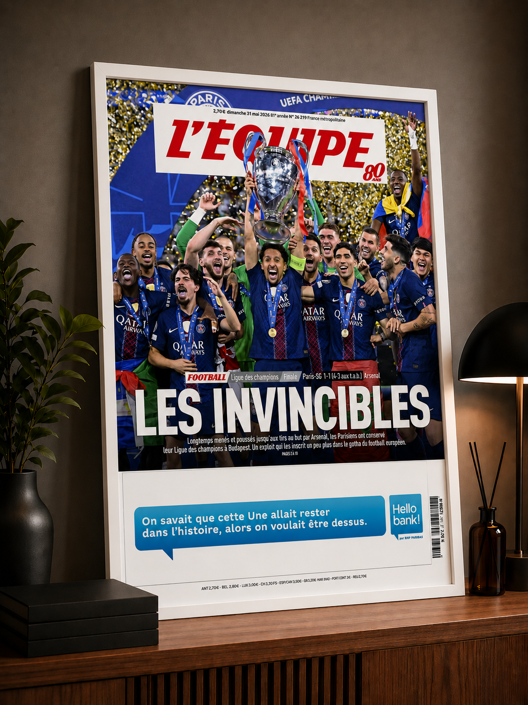 L'Équipe "Les Invincibles" | PSG Champions d'Europe 2025