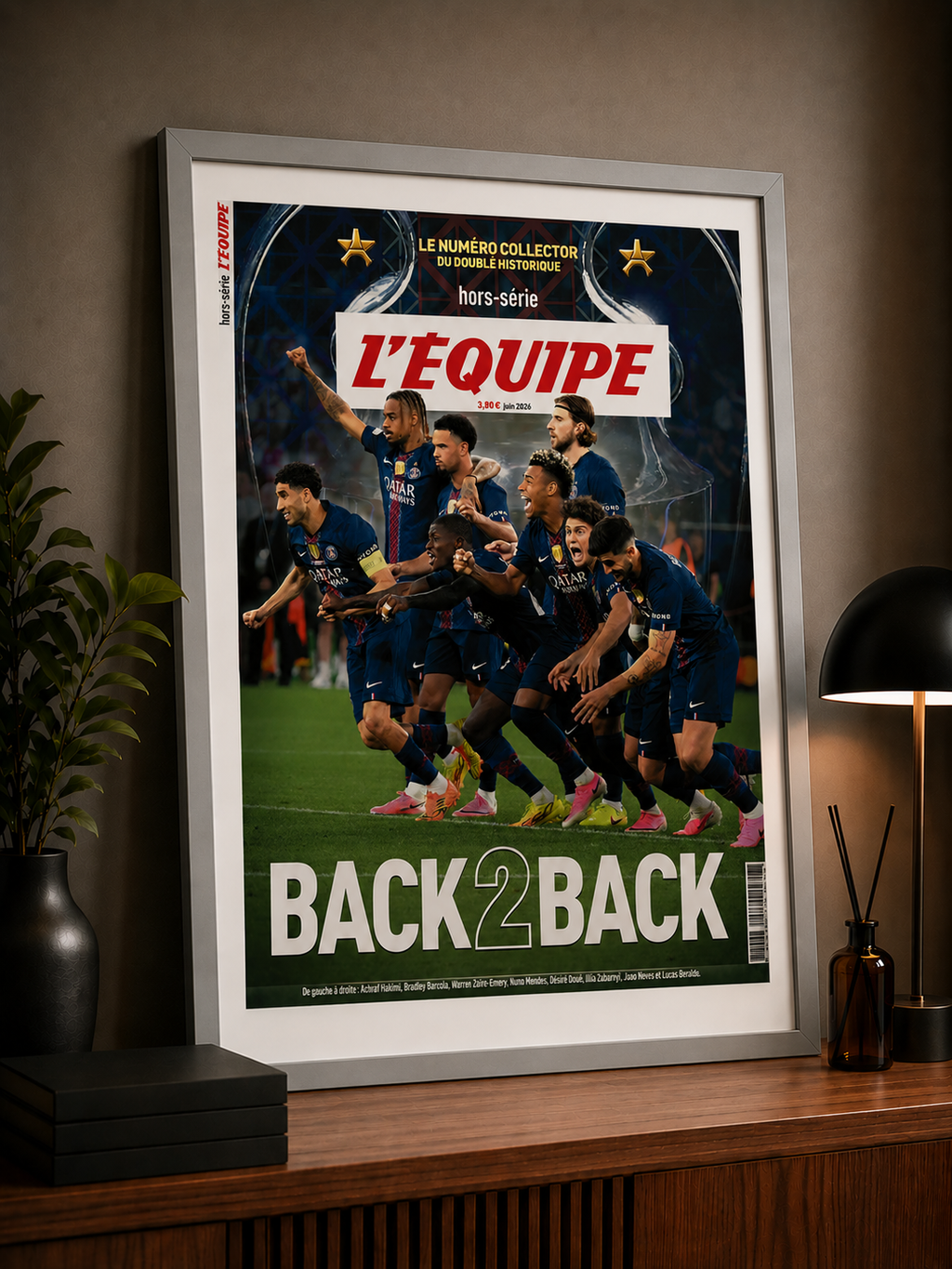 L'Équipe Hors-Série "BACK 2 BACK" | PSG Champions d'Europe
