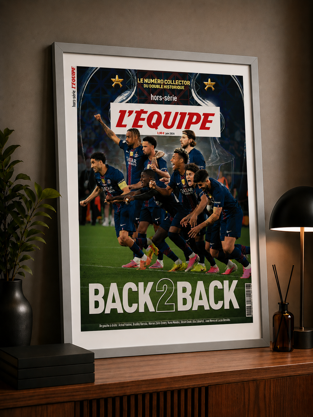 L'Équipe Hors-Série "BACK 2 BACK" | PSG Champions d'Europe
