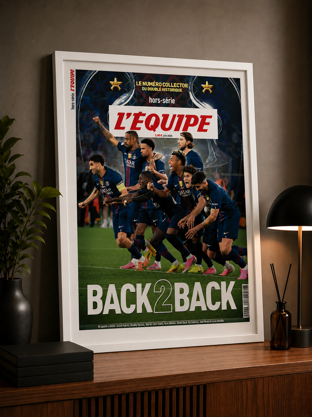 L'Équipe Hors-Série "BACK 2 BACK" | PSG Champions d'Europe
