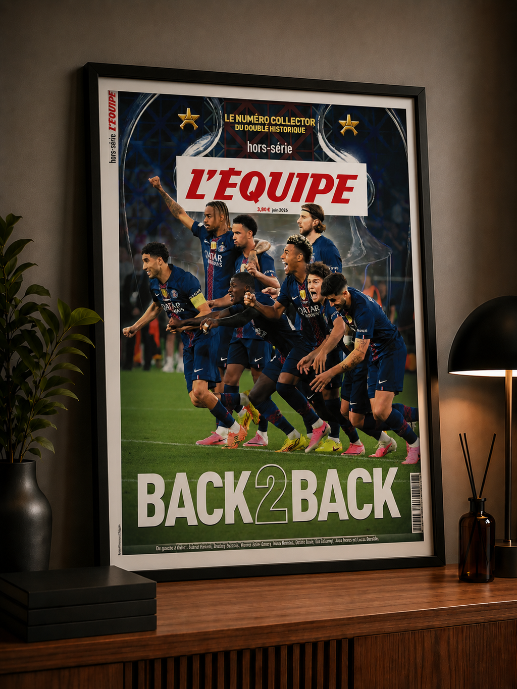L'Équipe Hors-Série "BACK 2 BACK" | PSG Champions d'Europe