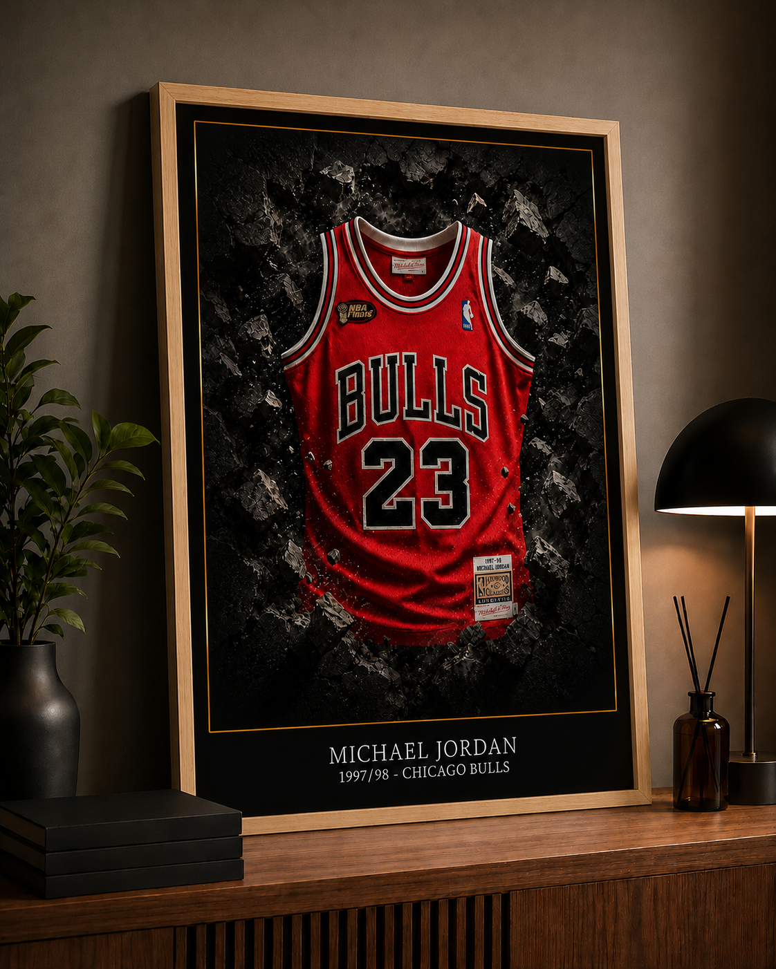 Michael Jordan – Chicago Bulls 1997/98 | Cadre Premium