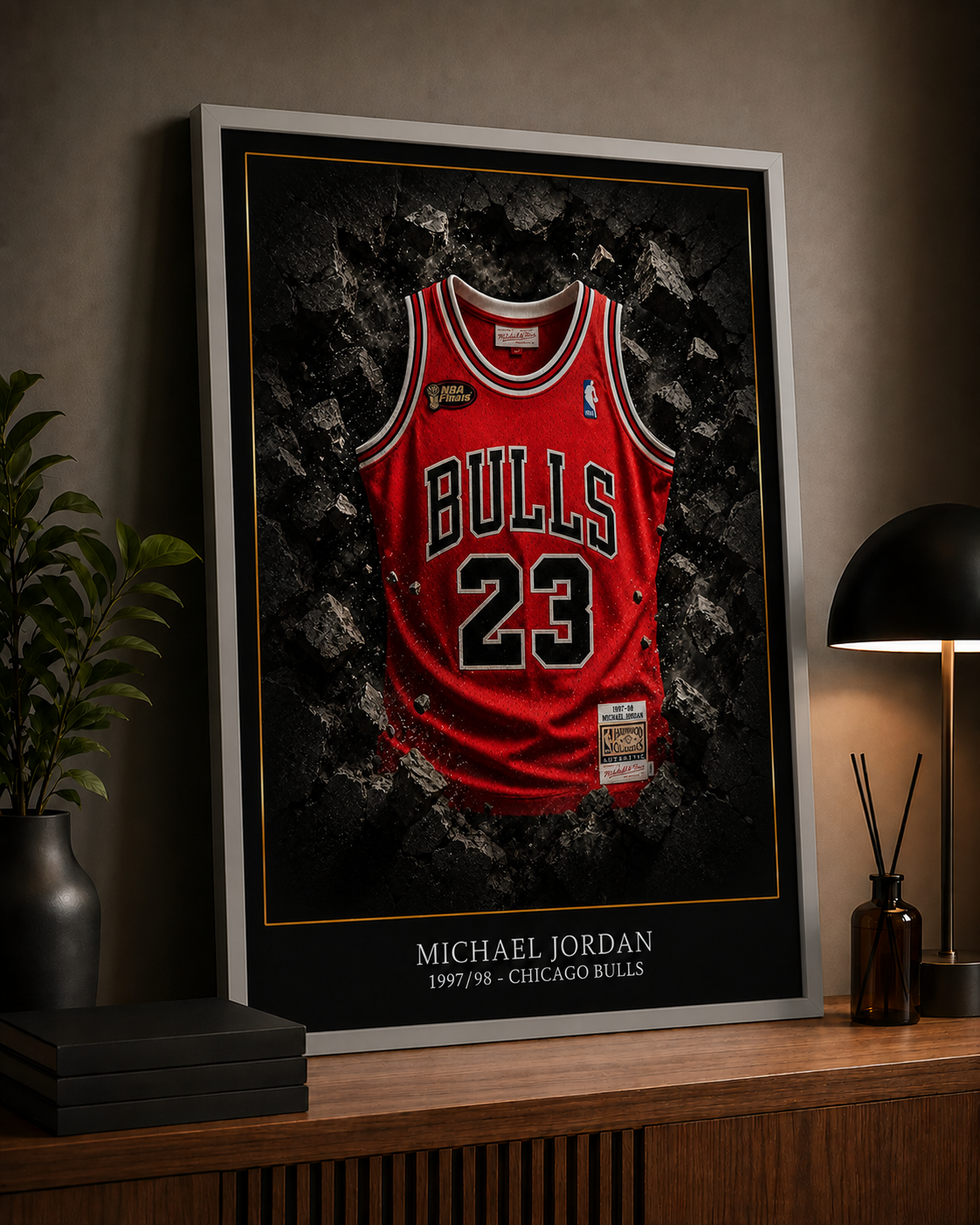 Michael Jordan – Chicago Bulls 1997/98 | Cadre Premium