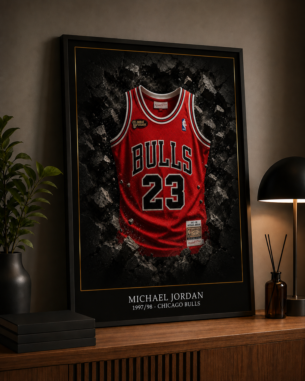 Michael Jordan – Chicago Bulls 1997/98 | Cadre Premium