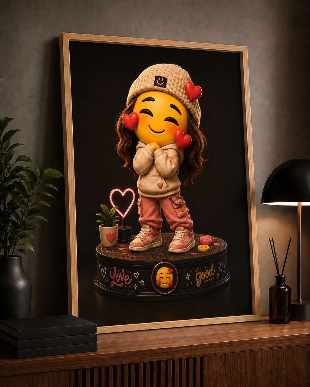 Cadre Emoji – Emoji Love ❤️😊