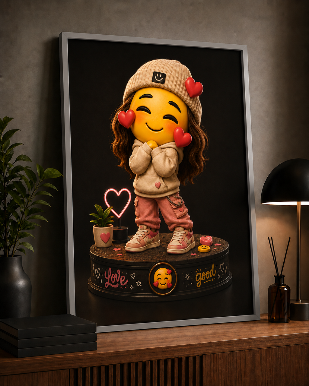 Cadre Emoji – Emoji Love ❤️😊
