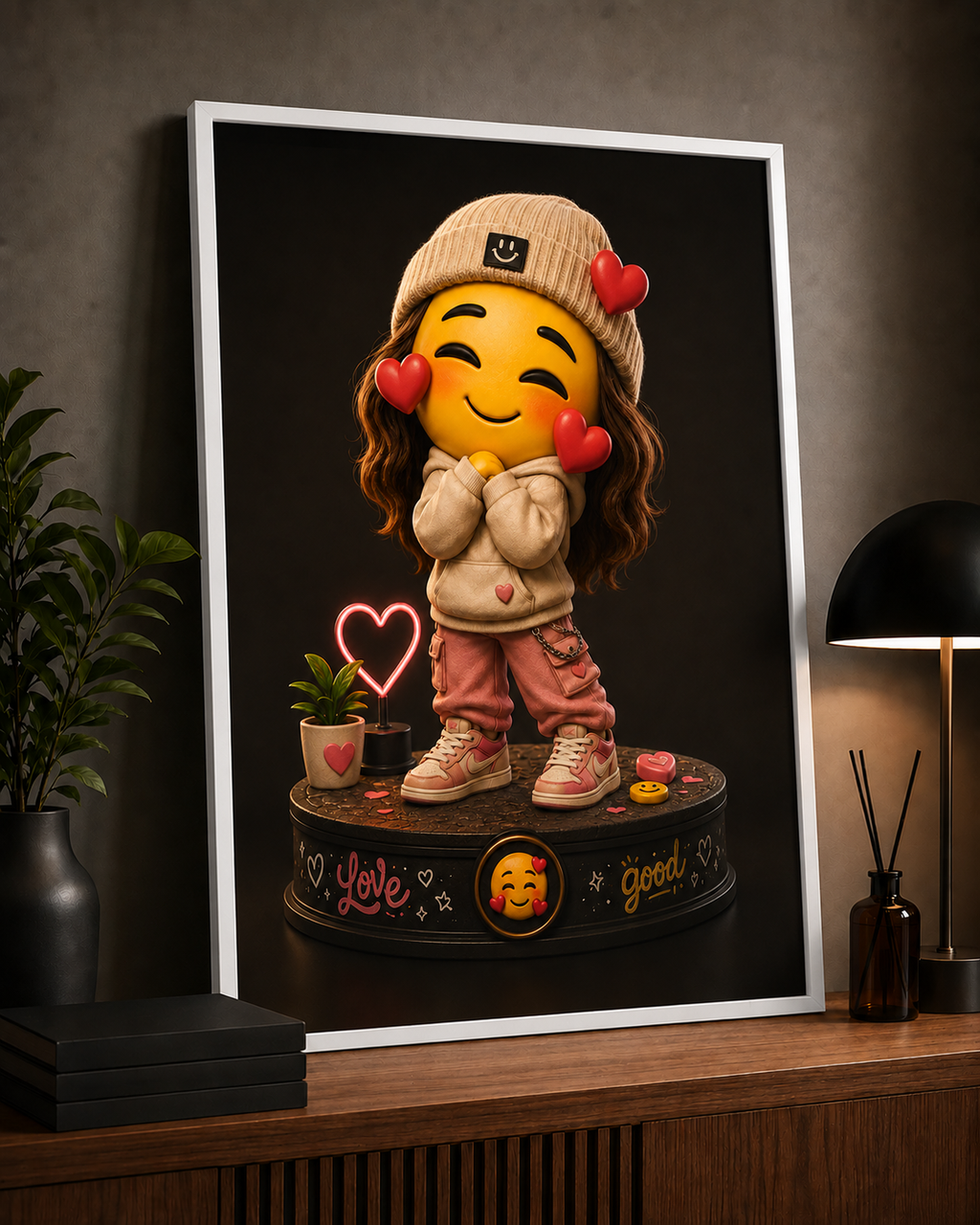 Cadre Emoji – Emoji Love ❤️😊