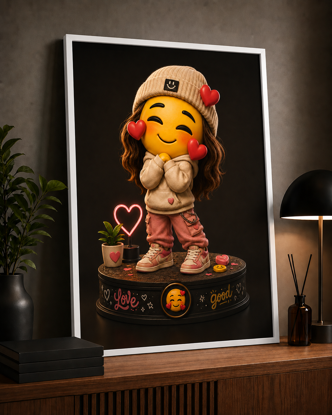 Cadre Emoji – Emoji Love ❤️😊