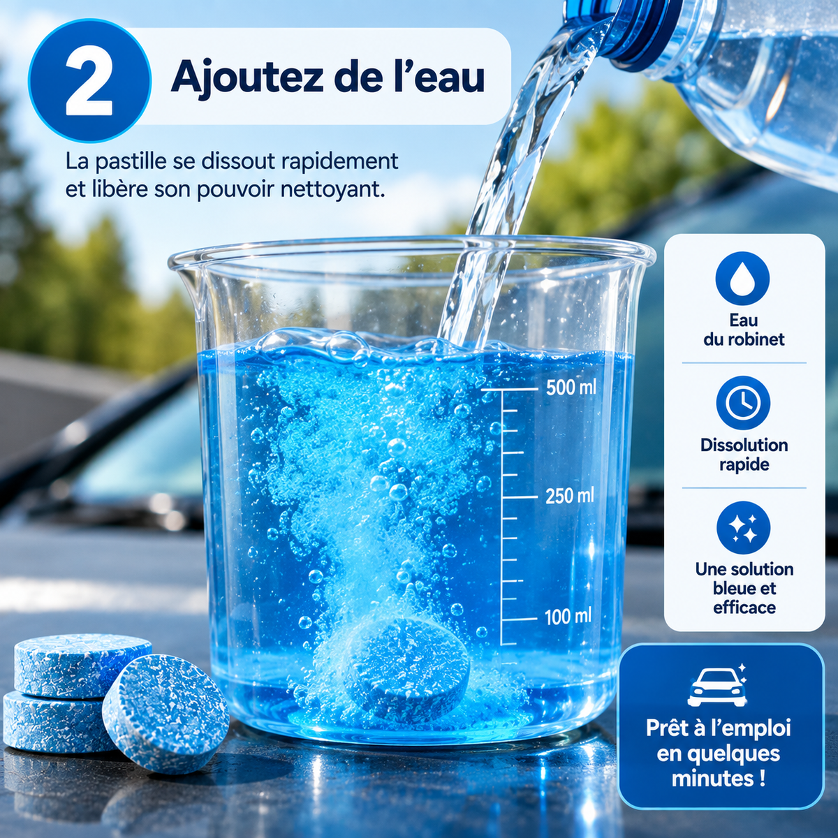 Pastilles Lave-Glace Concentrées – Nettoyage Rapide & Sans Traces