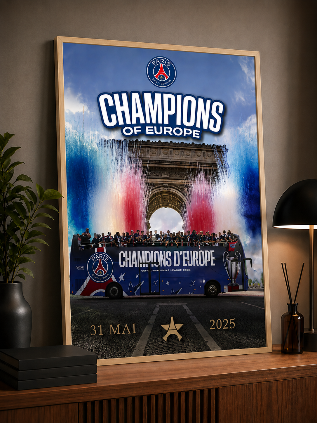 Paris Saint-Germain Champions d'Europe 2025 | Parade des Champions