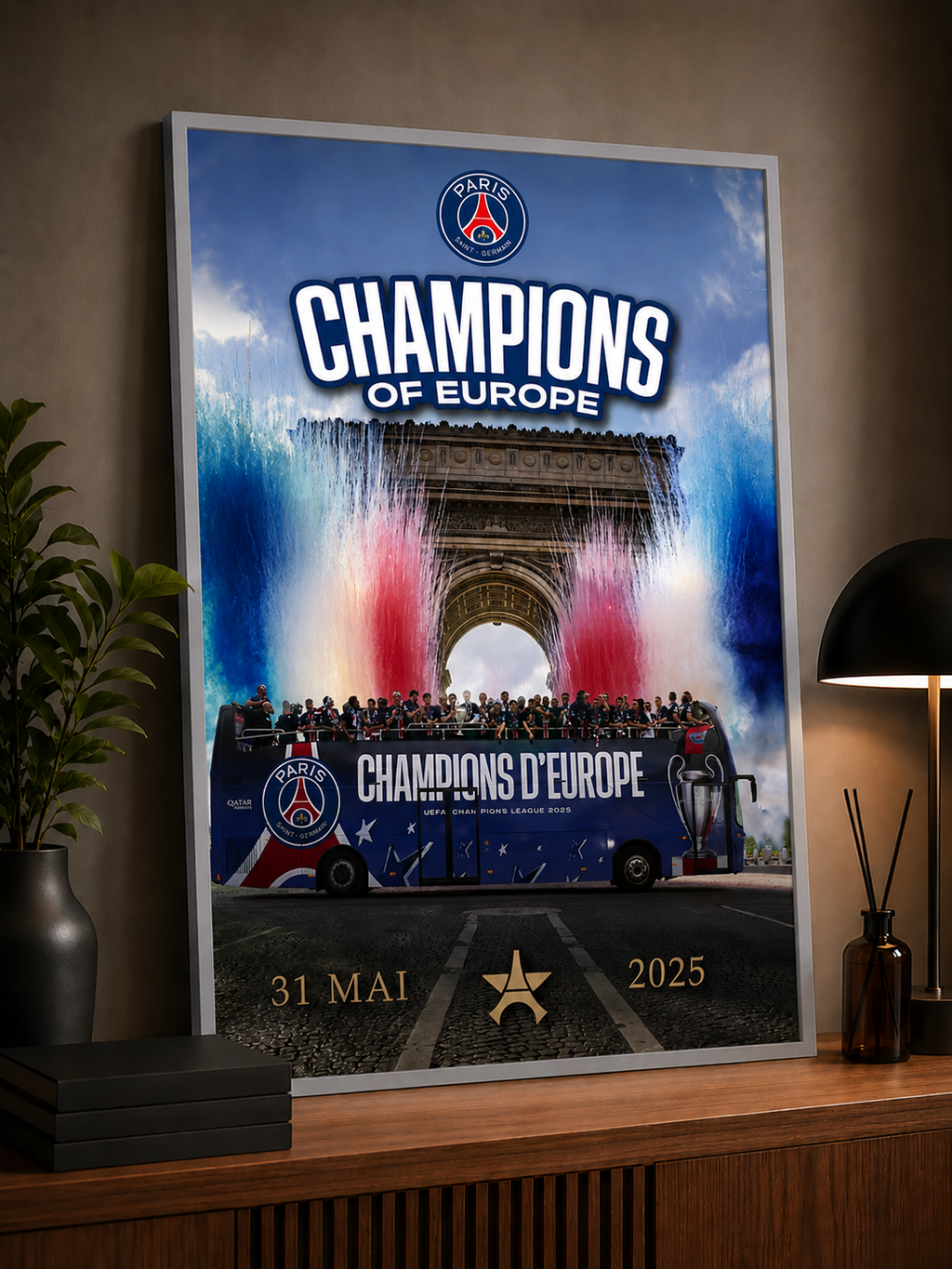 Paris Saint-Germain Champions d'Europe 2025 | Parade des Champions