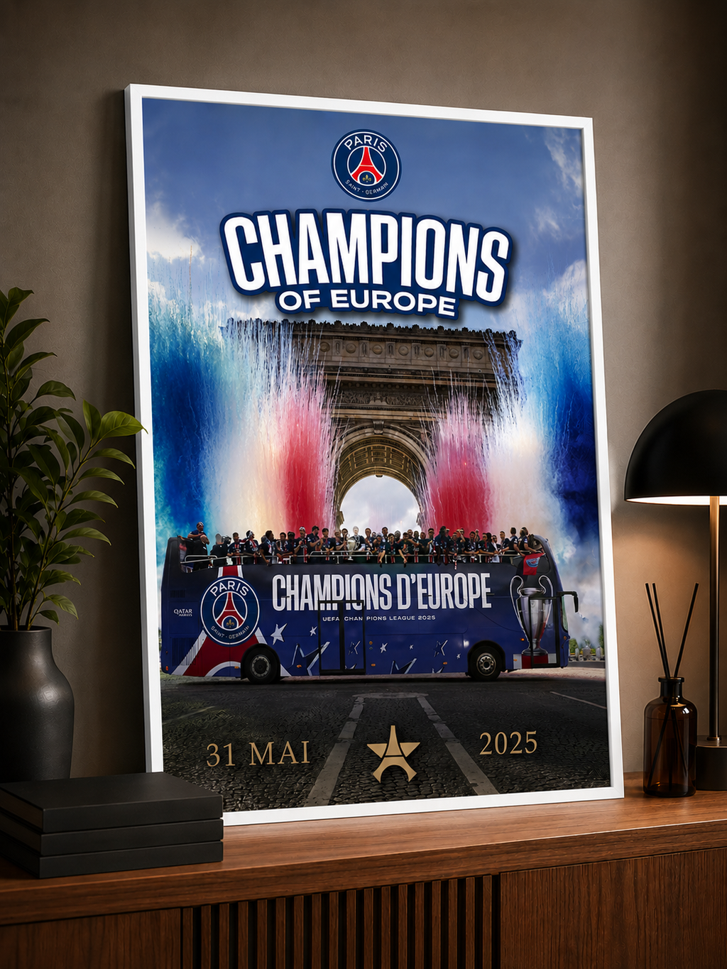 Paris Saint-Germain Champions d'Europe 2025 | Parade des Champions